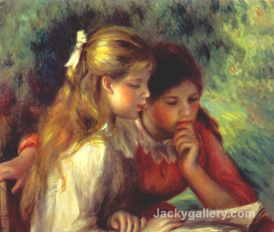 The Reading by Pierre Auguste Renoir paintings reproduction - Click Image to Close
